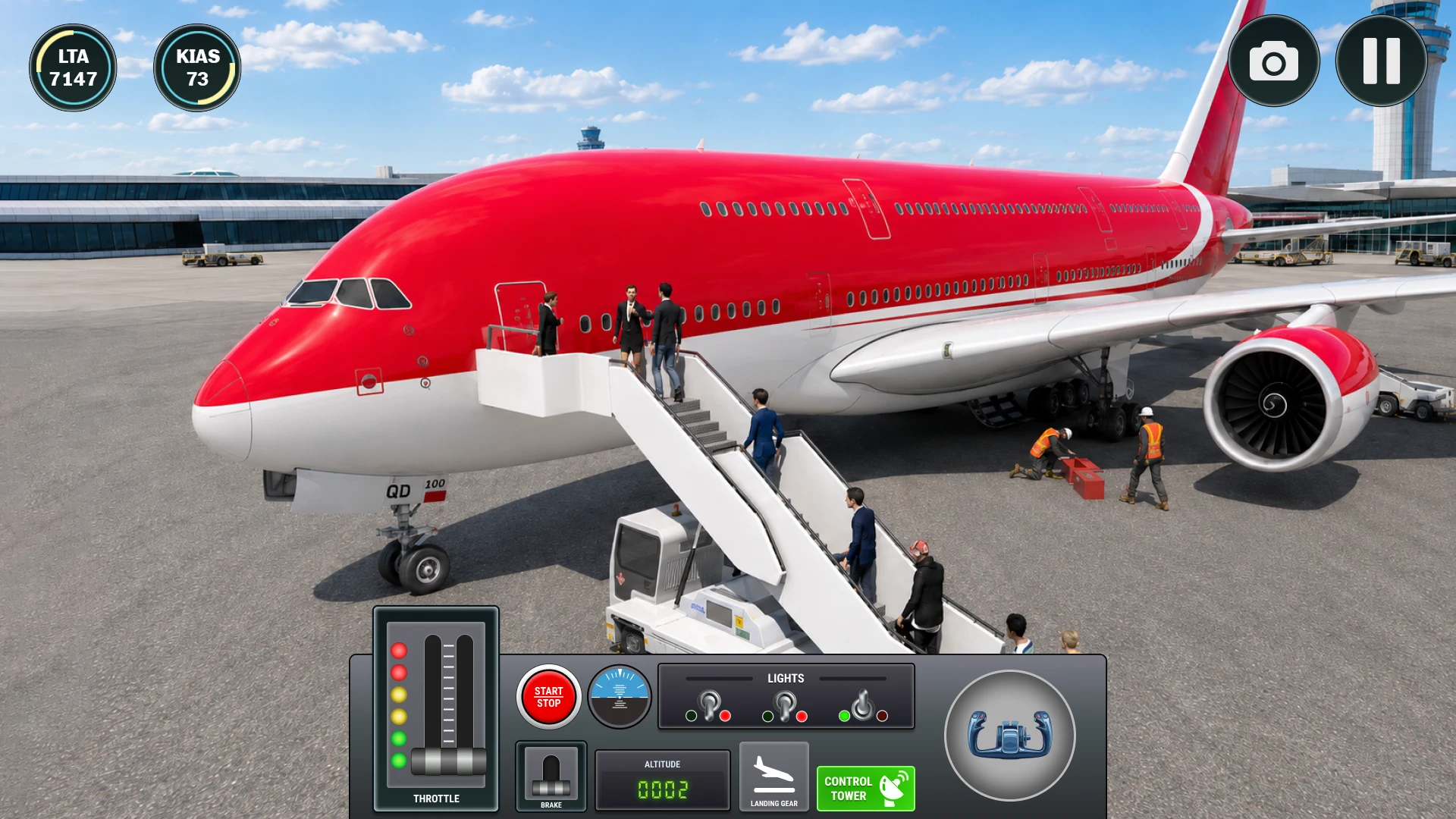 Flight Simulator Airplane Game screenshot