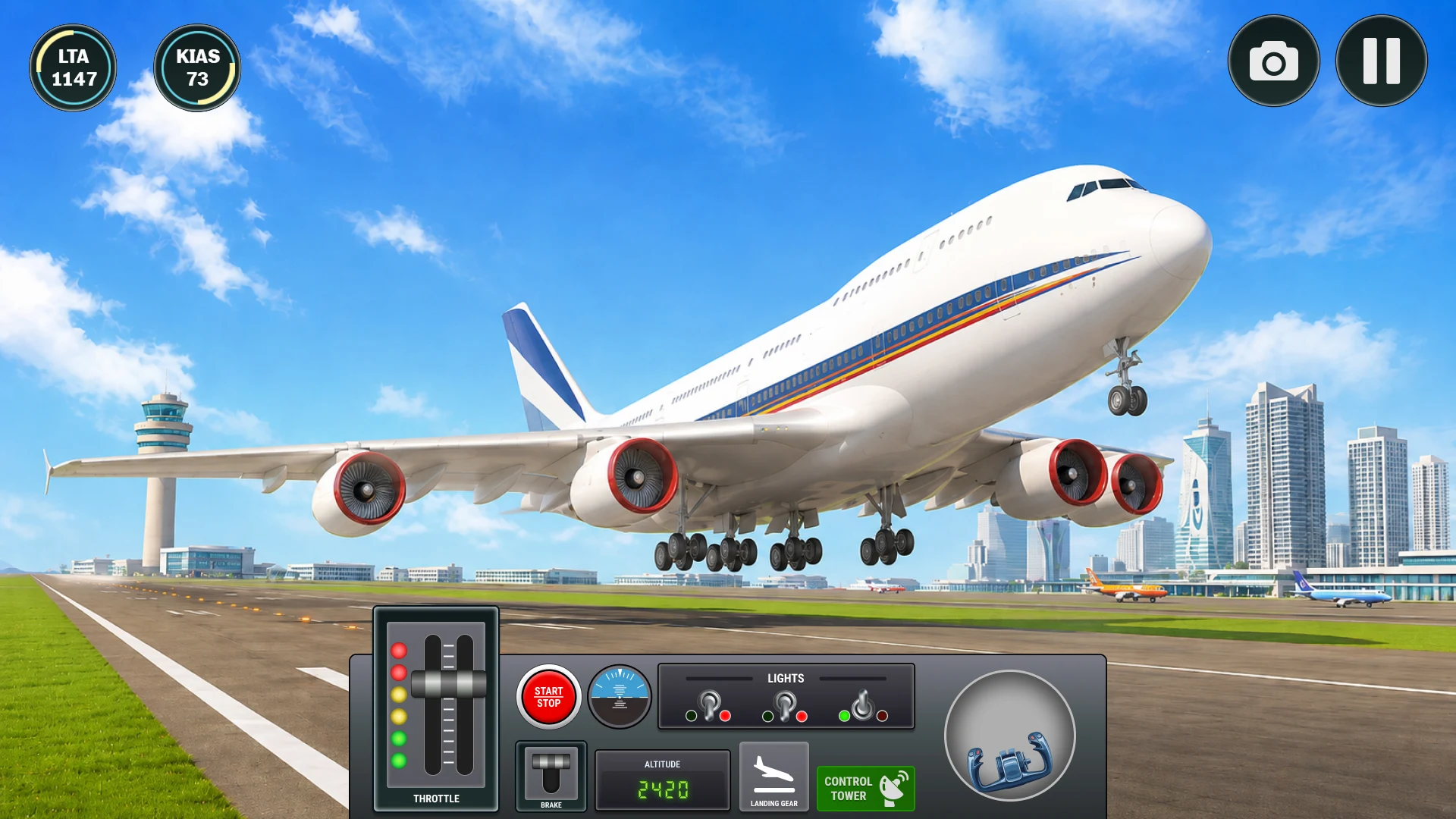 Flight Simulator Airplane Game screenshot